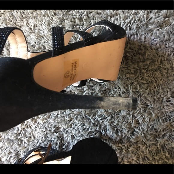 Cathy Jean Black Stiletto Heels size 10 - Picture 5 of 6
